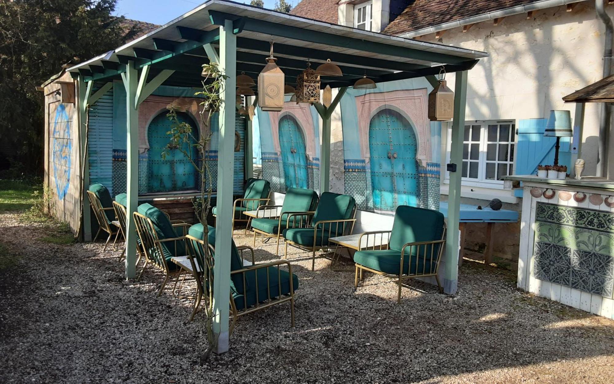 Bed and Breakfast 'La Menagerie' Châteauvieux Exterior foto